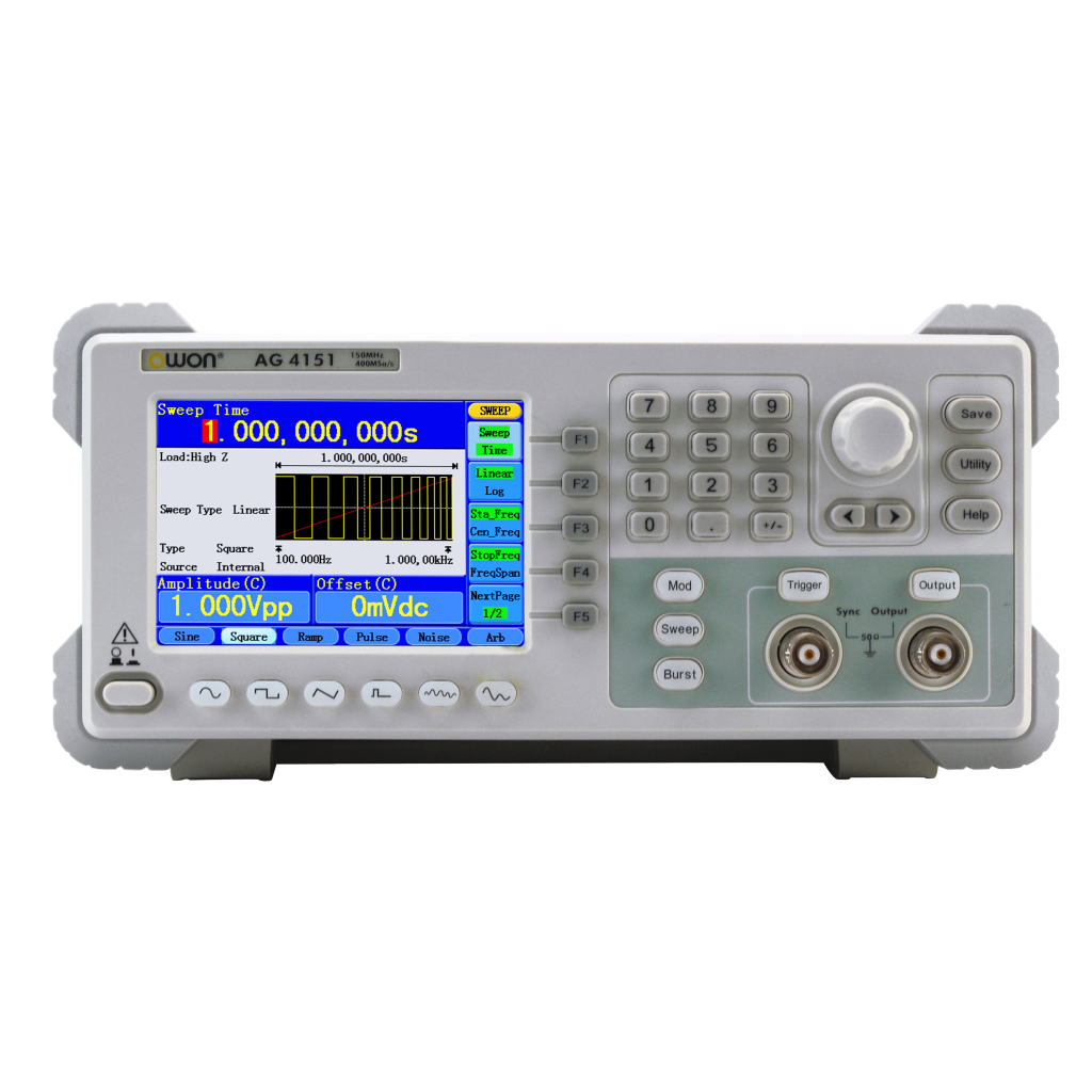 OWON AG-S 系列 單通道高頻任意波形訊號產生器